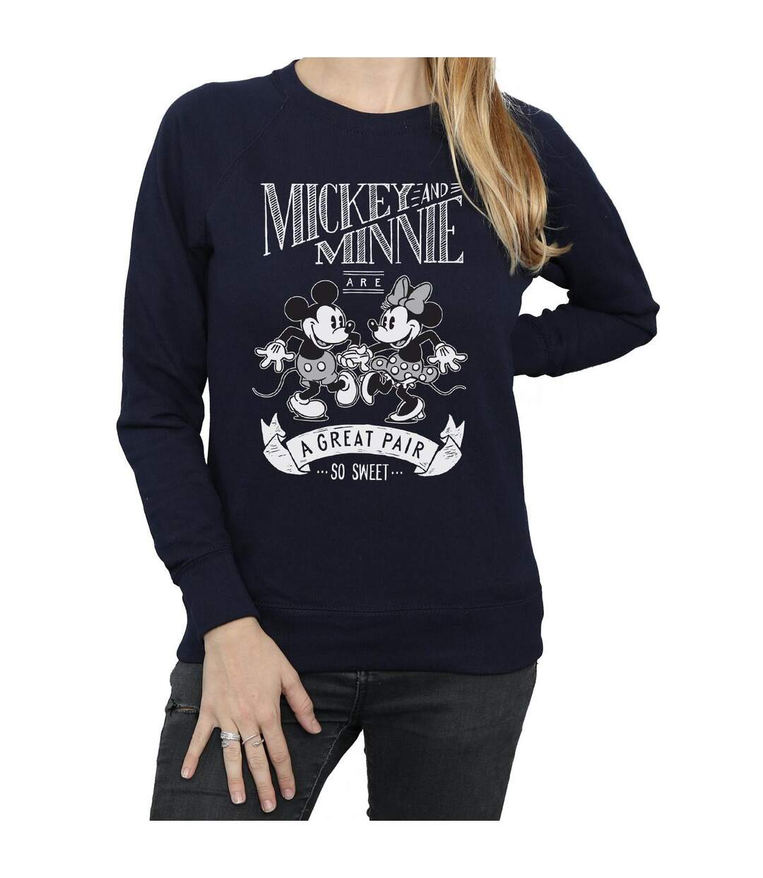 Disney Pantalon de survêtement Mickey And Minnie Mouse Great Pair Womens/Ladies (Bleu marine) - UTBI26979-3