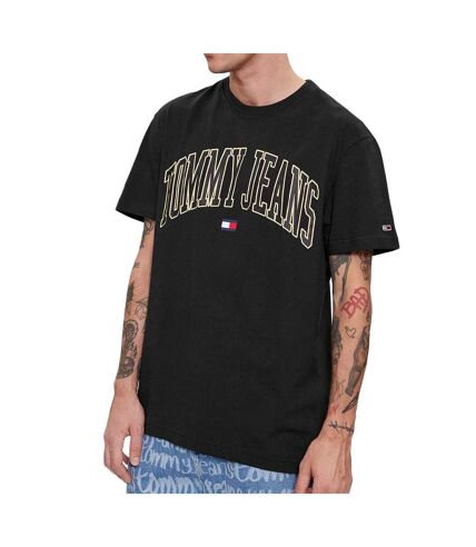 T-shirt Noir Homme Tommy Hilfiger Gold - M