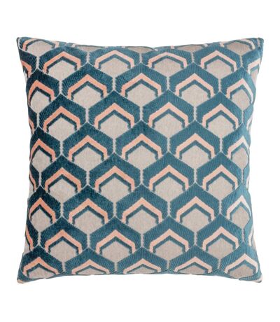 Housse de coussin ledbury 45 cm x 45 cm gris / rose Paoletti Paoletti