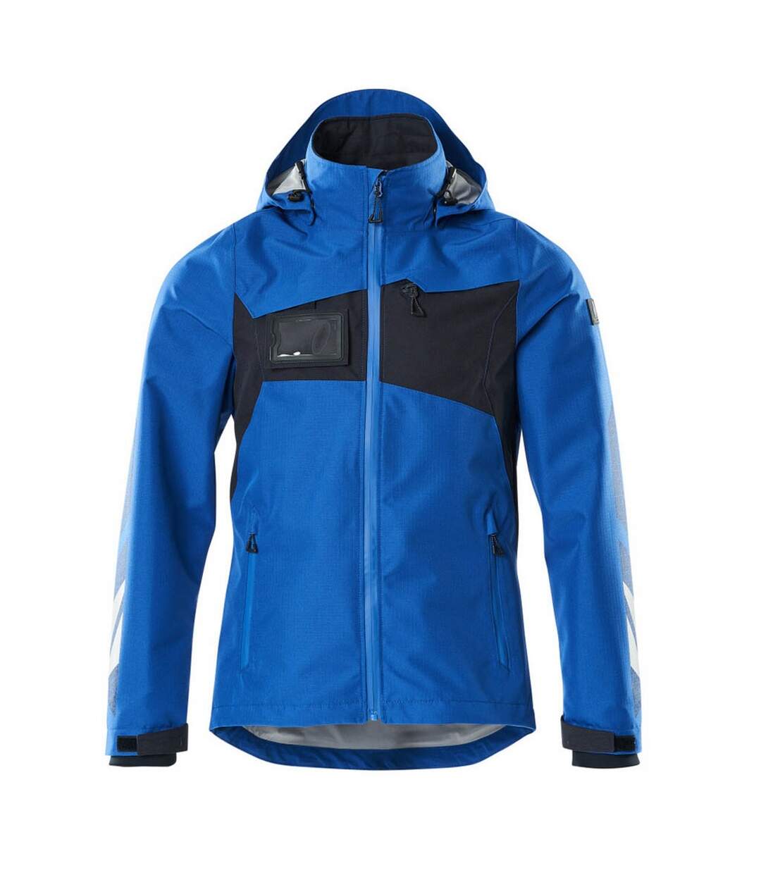 Mens Accelerate Soft Shell Jacket Azure Blue Dark Navy Mascot-1