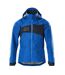 Mens Accelerate Soft Shell Jacket Azure Blue Dark Navy Mascot-1