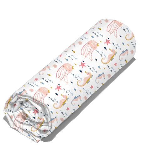 Drap housse MARINETTE en coton issu de l'agriculture biologique