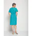 Robe courte droite tissu fluide uni-2