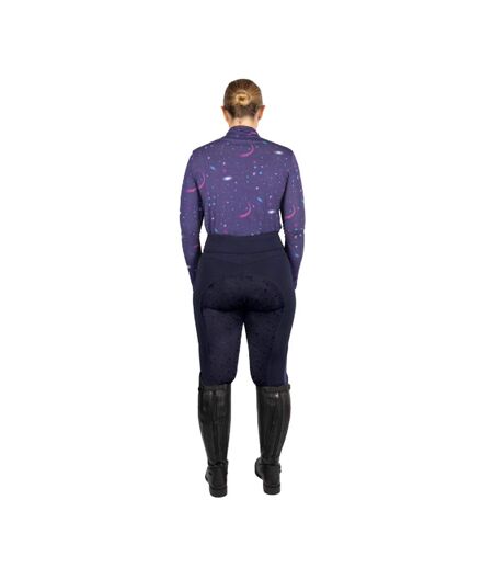Haut Thermique Elevate Out Of This World Femme Bleu Marine Magenta Hy