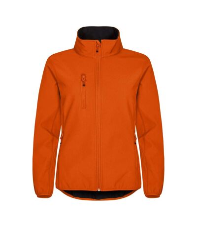 Veste Softshell Classic Femme Orange Sang Clique