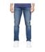 Jean Buraca Homme Délavé À La Pierre Ponce Crosshatch-2