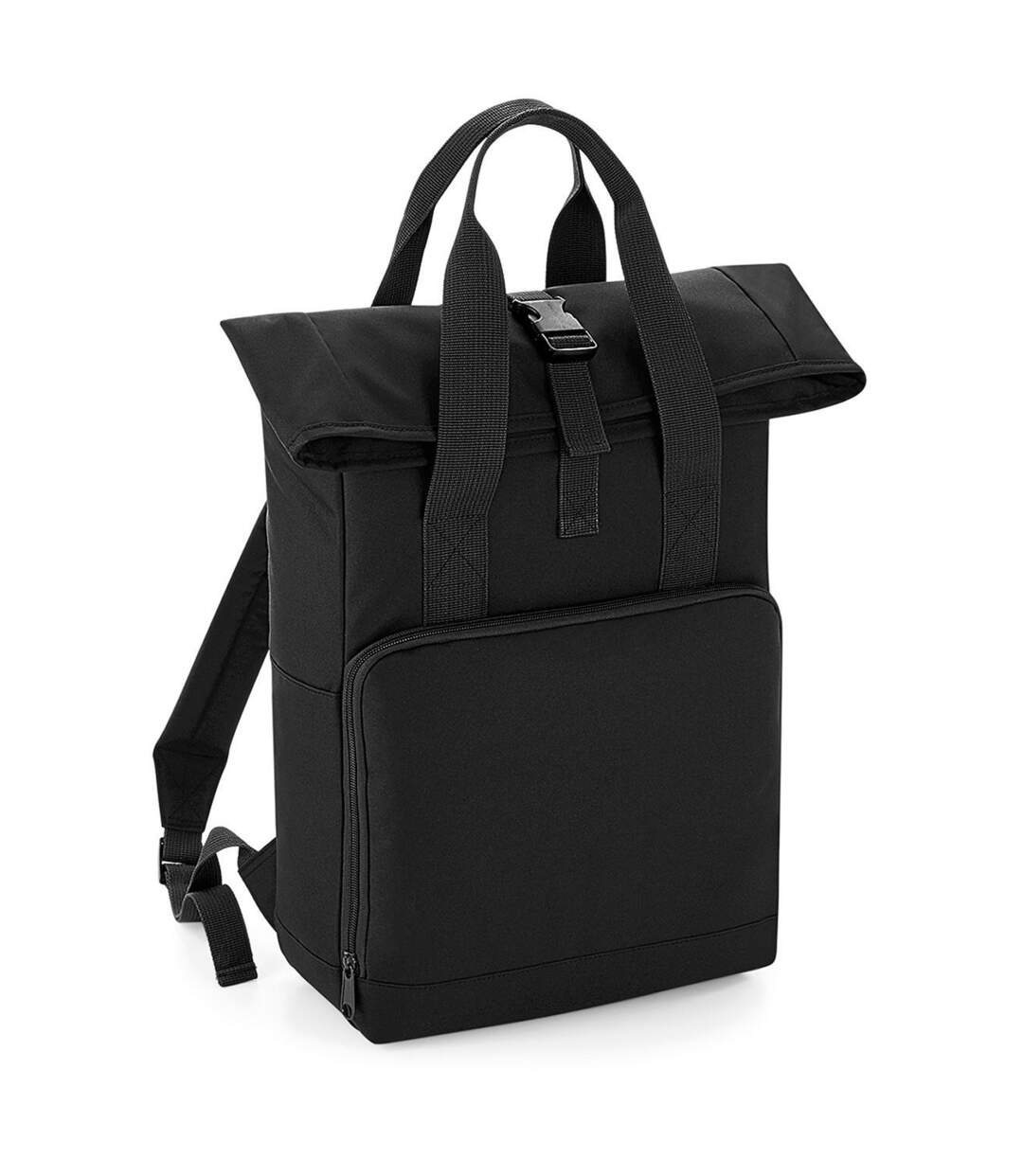 Sac à dos urbain rolltop et poignées - 14 litres - BG118 - noir-2