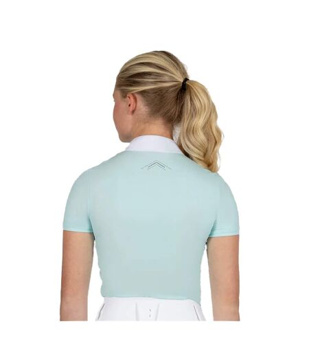 Womens/ladies Harthill Diamante Show Shirt Glacier Boulevard Coldstream