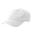 Casquette De Baseball Motif/style 6 Panneaux Isar Adulte Blanc Atlantis Headwear-1