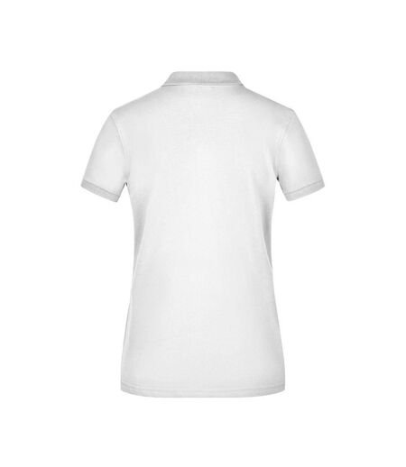 Polo Femme Blanc James And Nicholson
