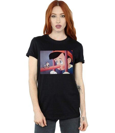Disney - T-shirt PINOCCHIO NOSE STILL - Femme (Noir) - UTBI17438