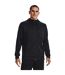 Mens Fleece Full Zip Hoodie Black Under Armour-4