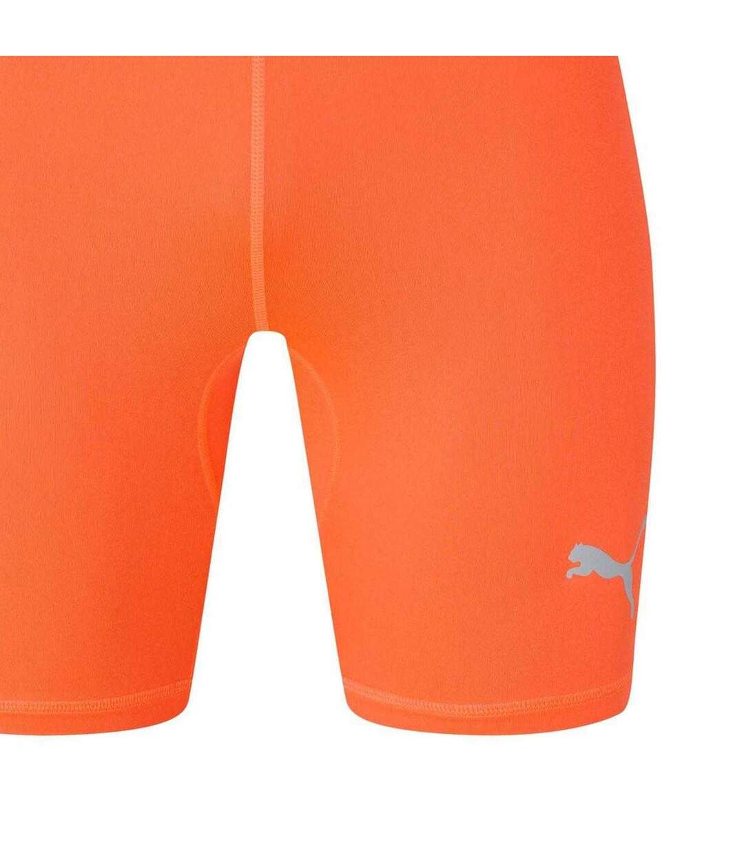 Mens Liga Short Tights Neon Orange Puma-2