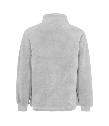 Mens Sherpa Fleece Relaxed Fit Fleece Grey MKI MIYUKI ZOKU