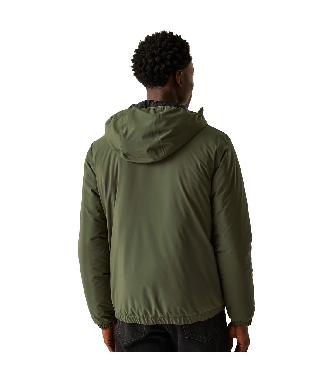 Mens Wiltom Waterproof Jacket Dark Khaki Regatta-4