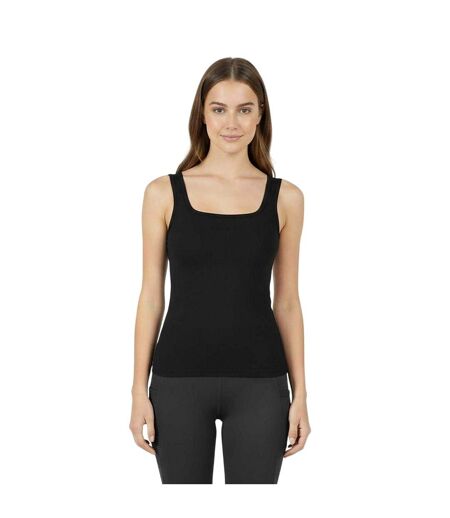 Womens/ladies Pro Essential Vest Top Black USA