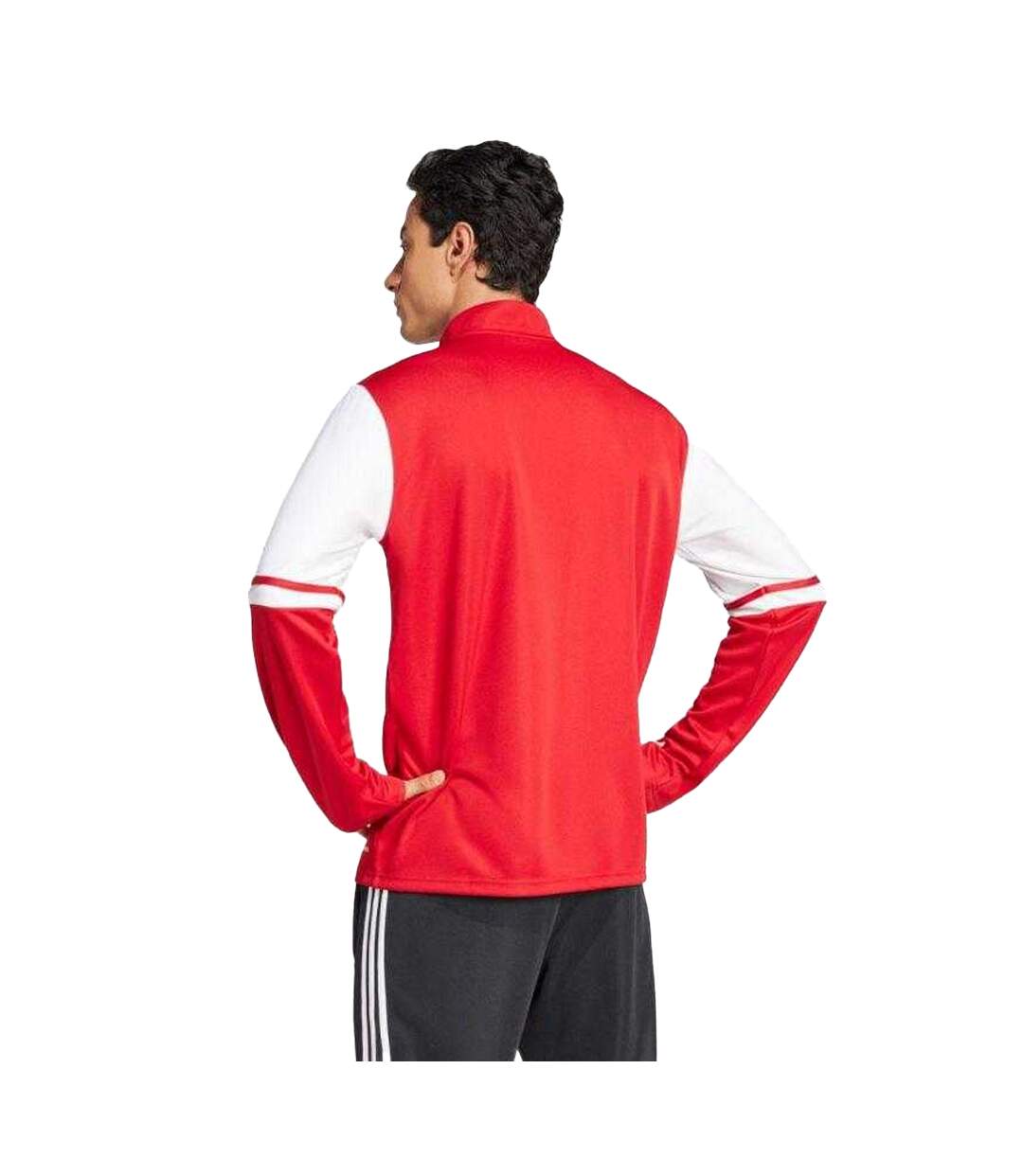 Haut Entraînement Squadra Homme Blanc Rouge Adidas-3