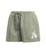 Short De Jogging Motif/style Adidas Femme Vert Moomin-2