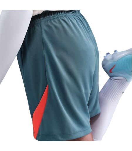 Womens/ladies Strike Football Shorts Blue Orange Nike