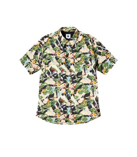 Mens Convergence Regular Shirt Multicoloured Pretty Green