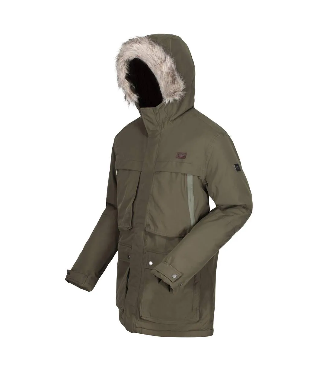 Mens Volter Waterproof Insulated Parka Dark Khaki Regatta-4