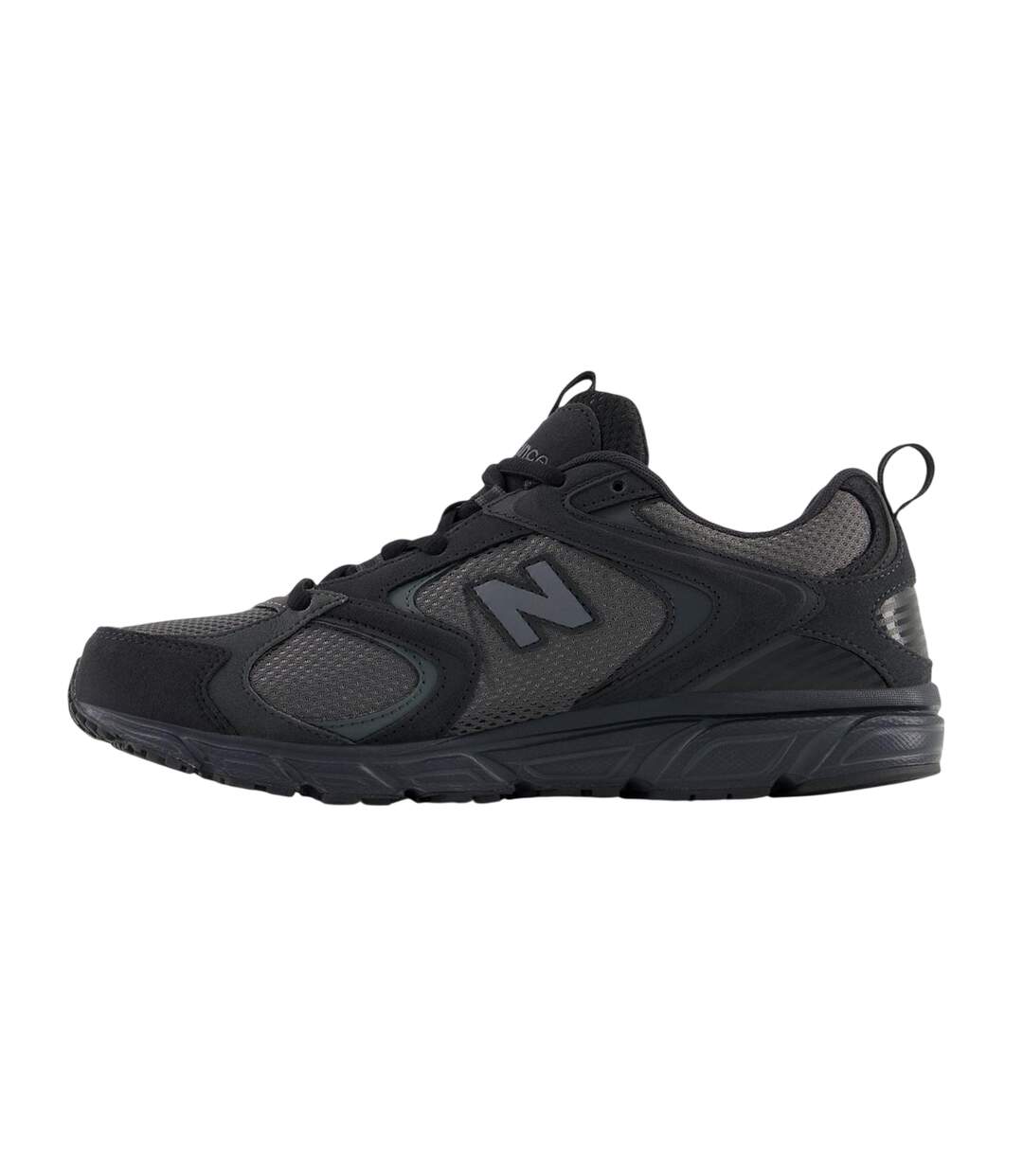 Mens 408 V1 Low Cut Trainers Black Grey New Balance-2