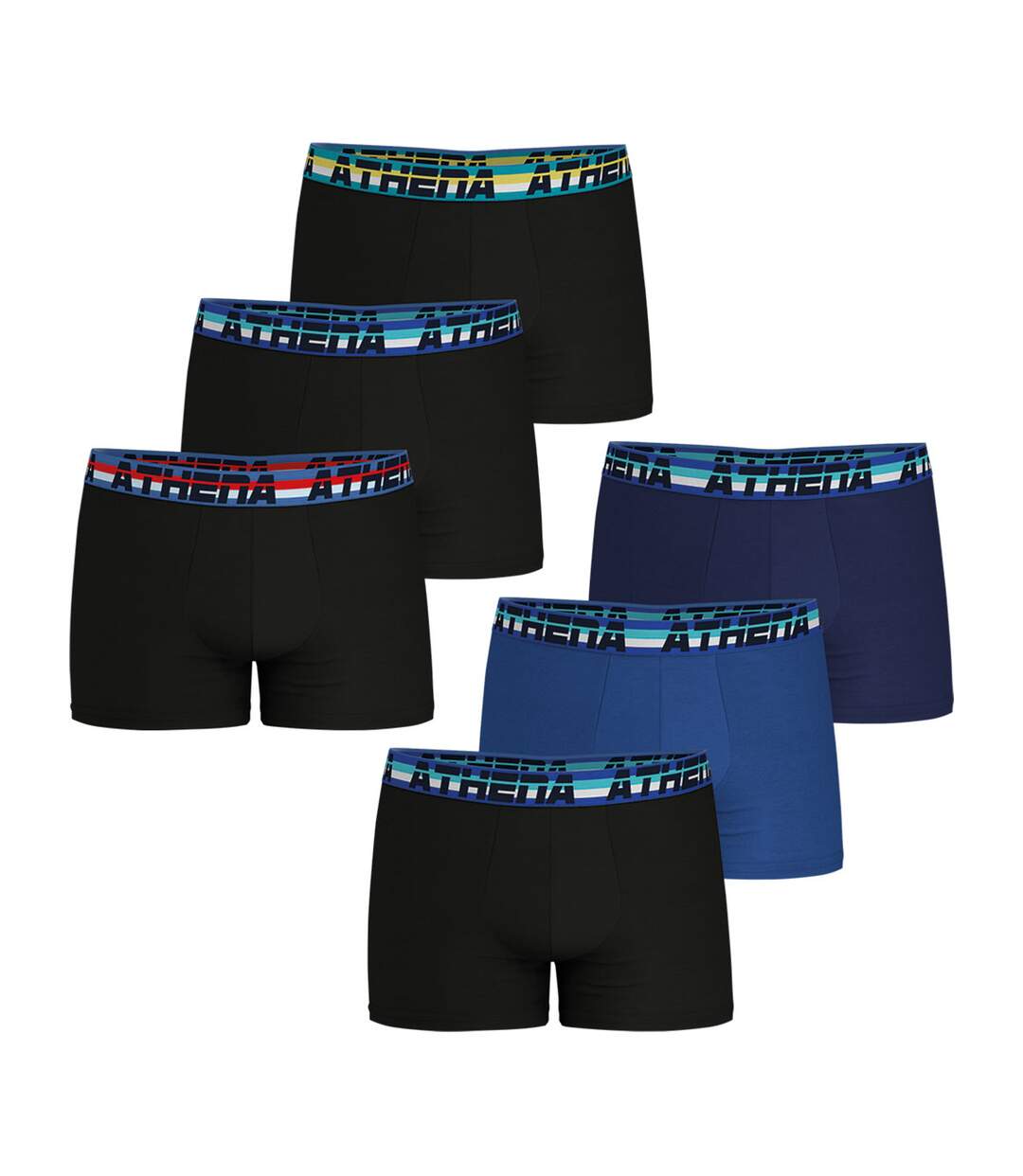 Lot de 6 boxers homme Full Stretch