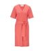 Womens/ladies Dakali V Neck Dress Pink Boss-1