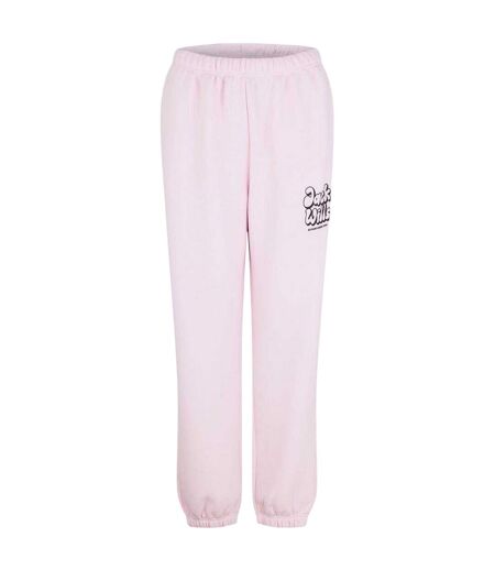 Pantalon De Jogging Motif/style Logo Bubble Femme Rose Jack Wills