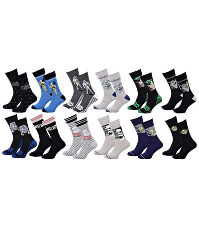 Chaussettes Star Wars Pack de 12 Paires