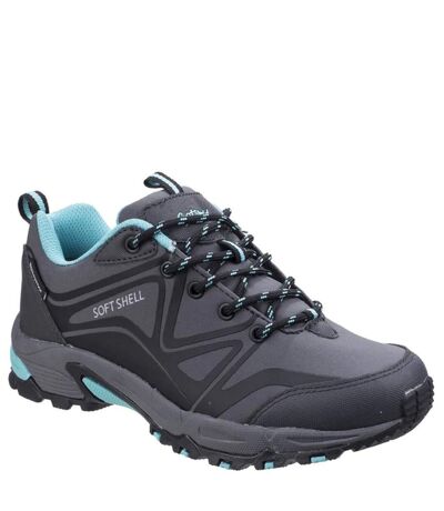 Cotswold Womens/Ladies Abbeydale Low Hiking Boots (4 UK) (Grey/Black/Aqua) - UTFS5224