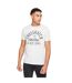 T-shirts luckmoore homme blanc / orange / noir / gris / bleu marine Crosshatch-2