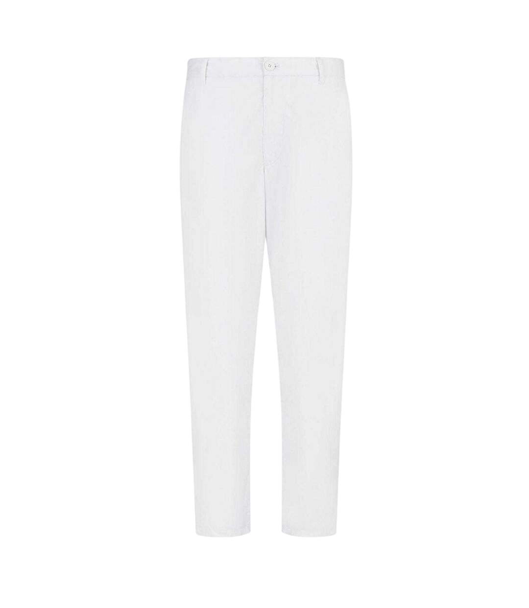Mens Cotton Trousers White Armani Exchange-2