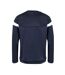 Sweat marine/blanc homme kappa lido - l-2