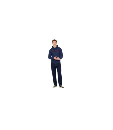 Sweat À Capuche Motif/style Croisée Homme Bleu Marine Brave Soul
