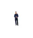 Sweat À Capuche Motif/style Croisée Homme Bleu Marine Brave Soul-1