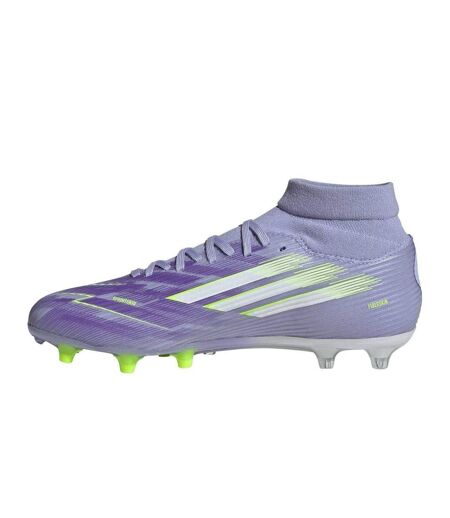 Womens/ladies F50 Firm Ground Football Boots Purple Lemon Adidas