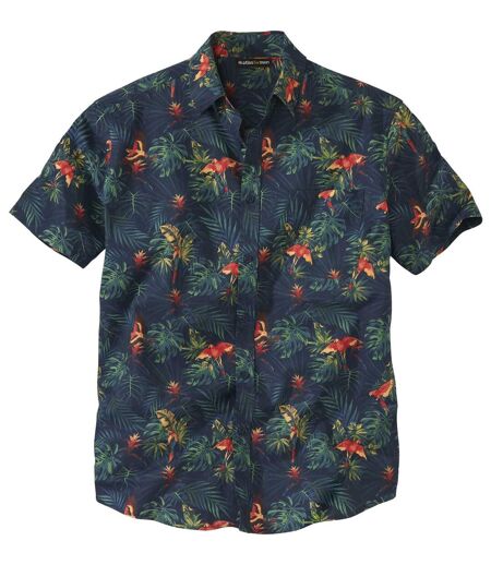 Men's Jungle Print Poplin Shirt