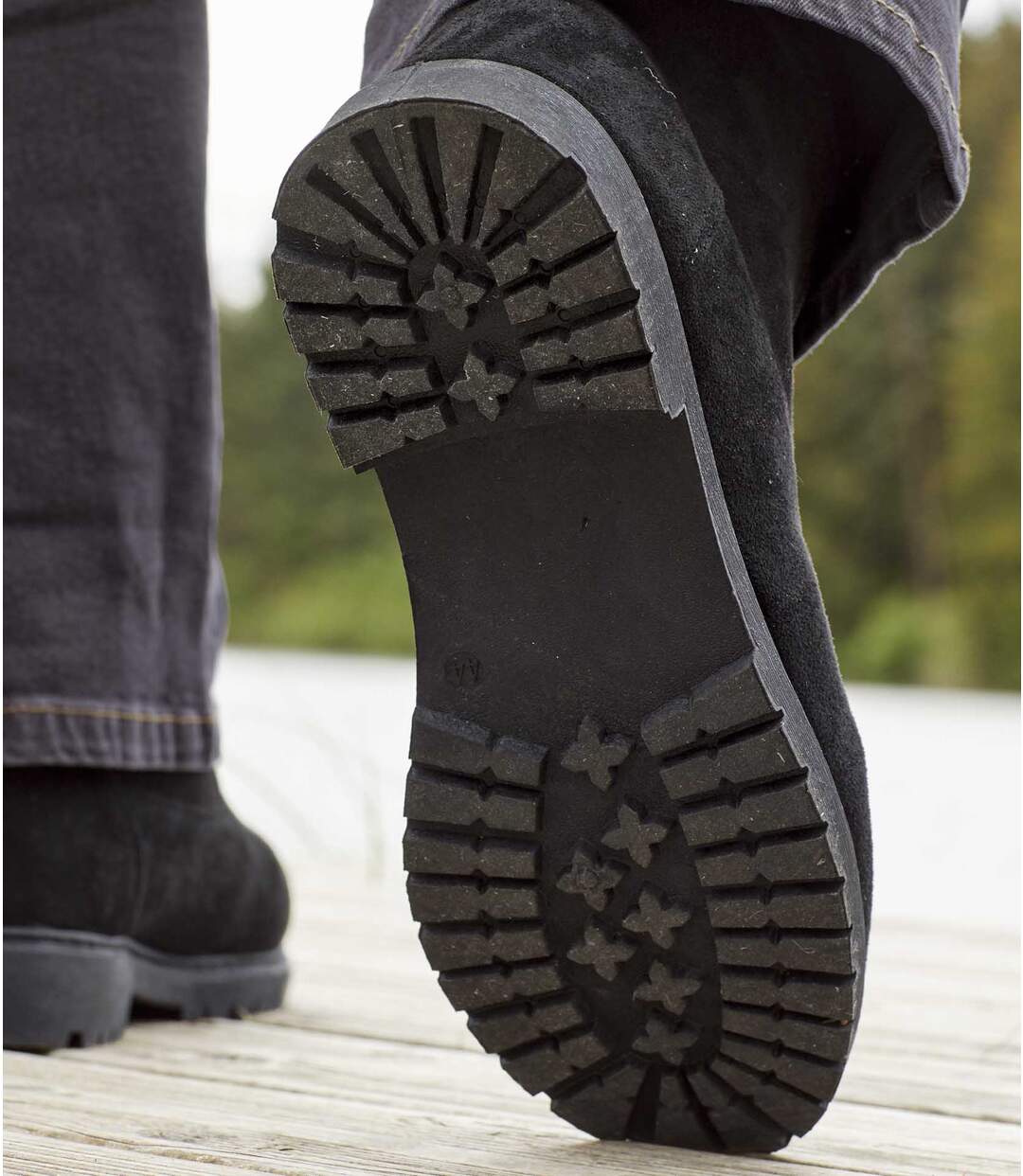 Semišové zateplené vysoké topánky Atlas For Men