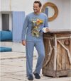 Pyjama van jerseystof Sunset Rocheuses  Atlas For Men