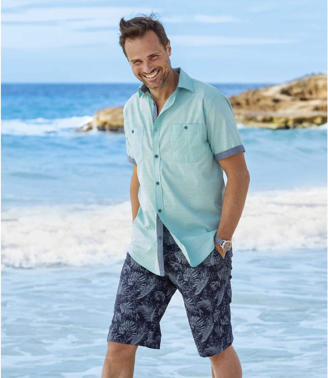 Cargo-Bermuda Exotik aus Canvas Atlas For Men