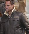 Fliegerjacke in Wildlederoptik mit Teddyfutter Atlas For Men