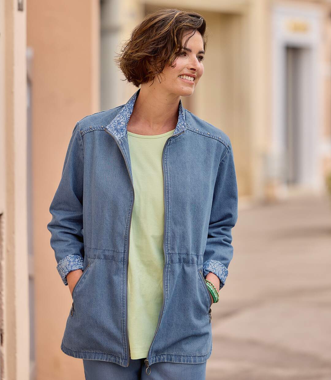 La Veste en Denim Ultra-Fluide-3