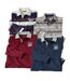 Men's Pack of 4 Long Sleeve Sporty Polo Shirts