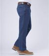 Men's Blue Regular Stretch Jeans  Atlas For Men