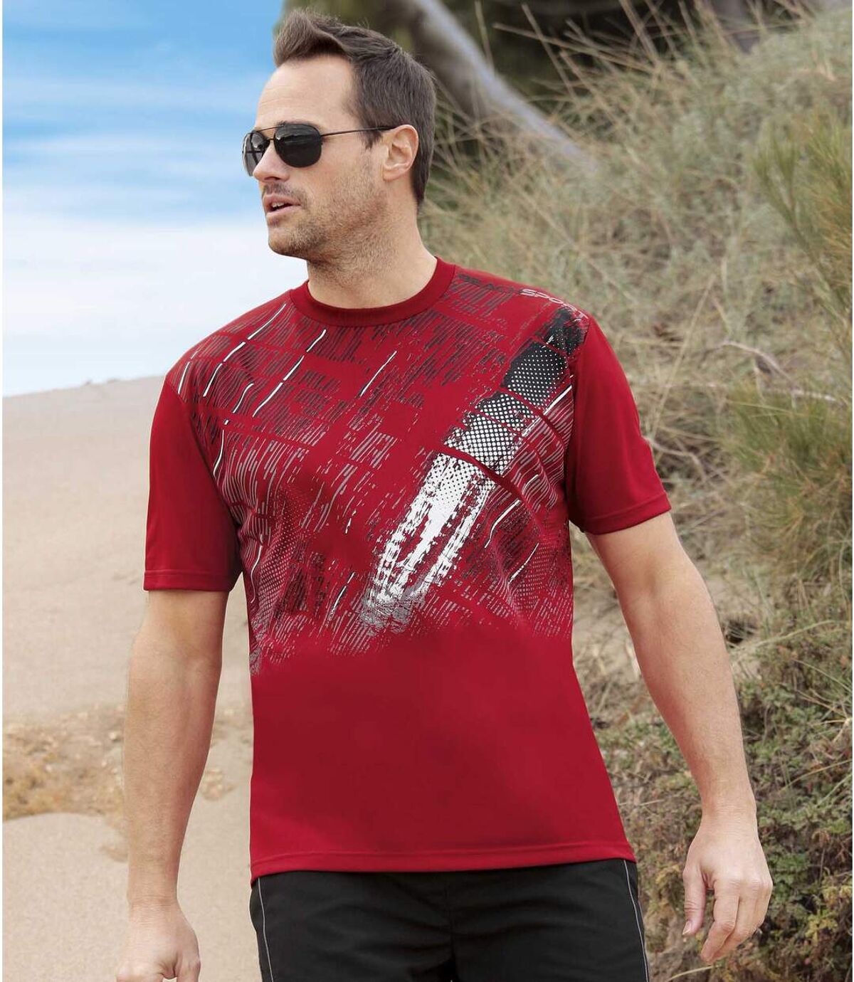 3er-Pack T-Shirts Beach Sport Atlas For Men