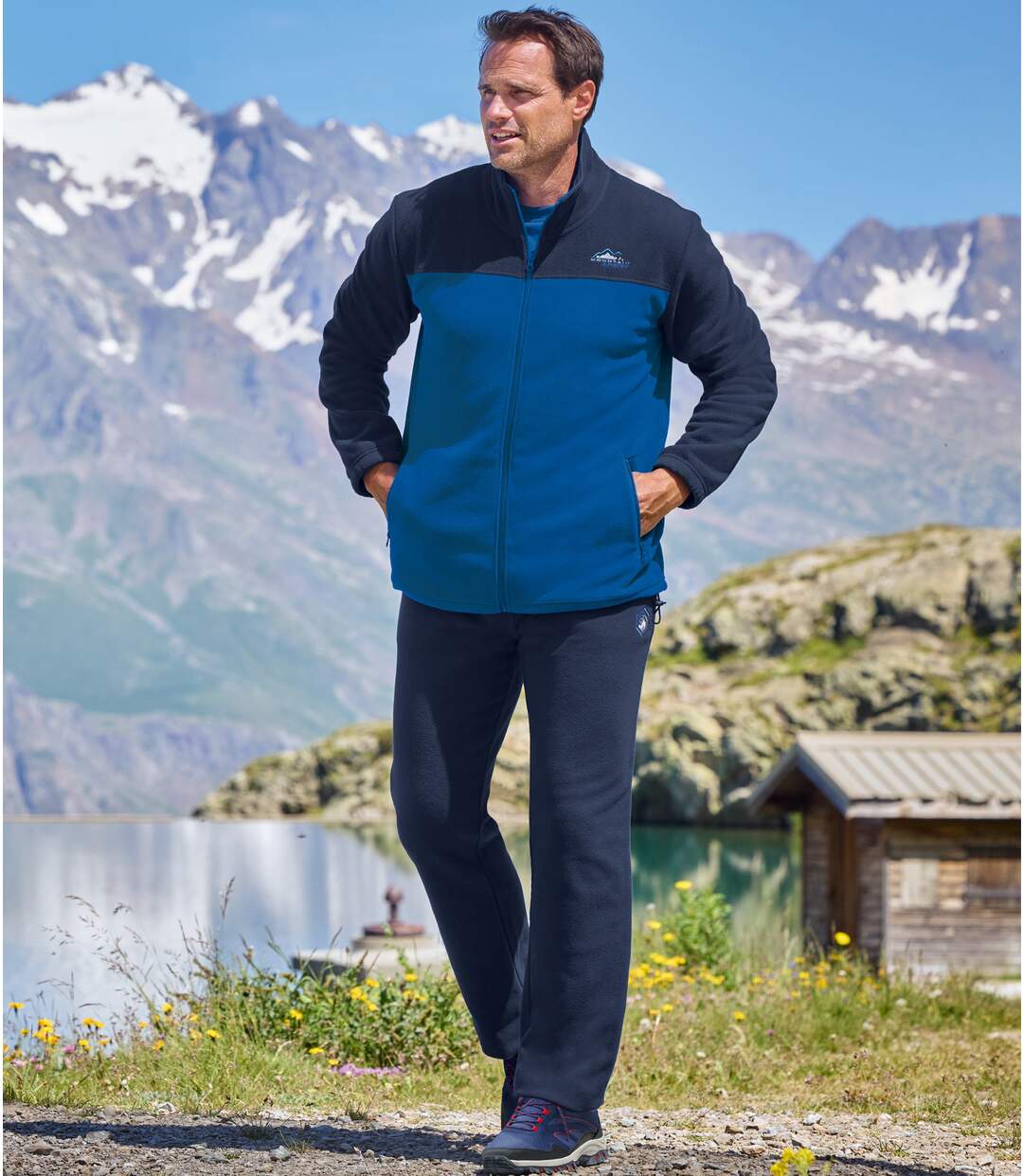 Ensemble Jogging Polaire Mountain Sport-2