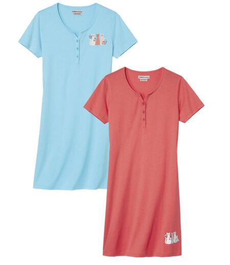 Lot de 2 Chemises de Nuit
