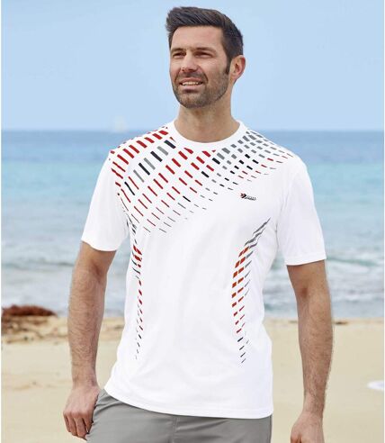 2 darabos, nyomtatott mintás sport póló szett