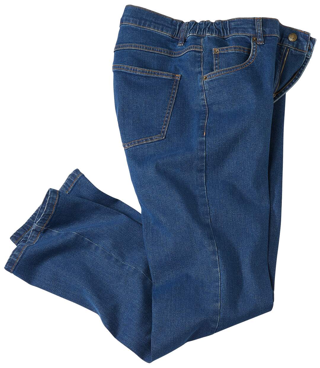 Jean Regular Taille Semi-Elastiquée 